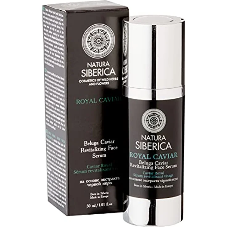 Natura Siberica Royal Caviar Face Serum, Gesichtsserum zur Revitalisierung mit Kaviar-Extrakt, 30 ml – Bild 1