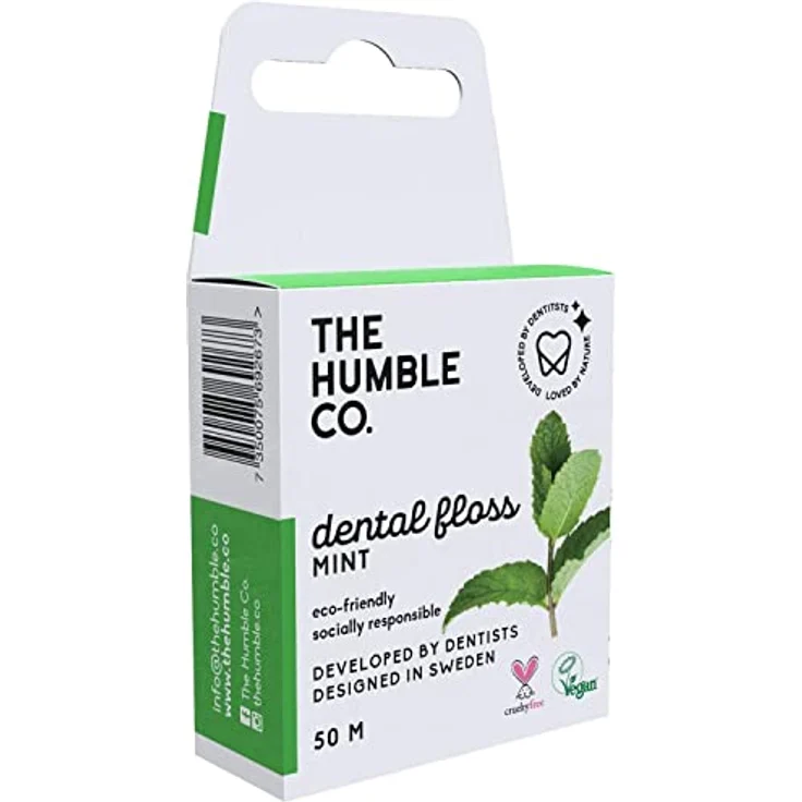 The Humble Co Zahnseide Fresca Eco Vegan 50 M.The Humble, 1er Pack (1 x 300 g), für rundum gesunde Zähne – Bild 2