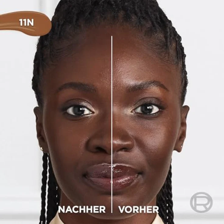 L'Oréal Paris True Match Radiant Serum Concealer 11N, 11 ml - Concealer mit Hyaluronsäure und Koffein, Feuchtigkeitsspendend und aufpolsternd – Bild 2