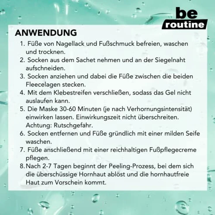 Be Routine intensiv Pflege Fußsocken – Bild 6