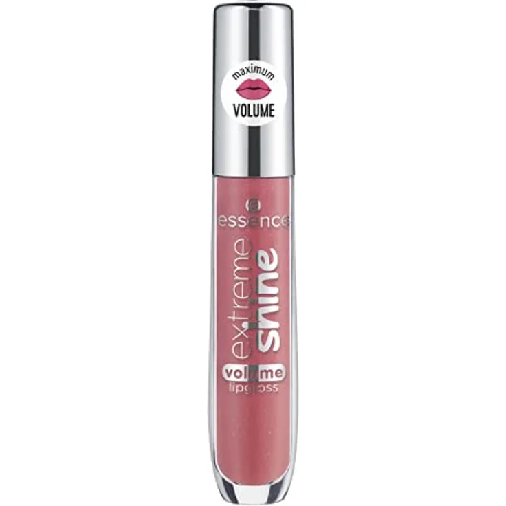 essence extreme shine volume lipgloss, Lip Gloss, Nr. 09 Shadow Rose, nude, strahlend frisch, glänzend, transluzent, vegan, ölfrei, ohne Alkohol (5ml) – Bild 3