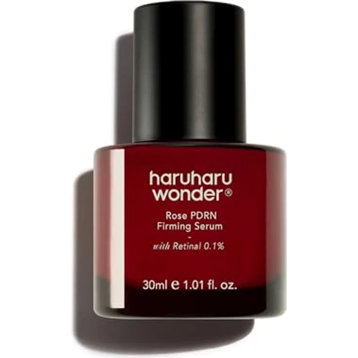 Haruharu Wonder Rose PDRN Firming Serum, 30 ml, Gesichtsserum mit Retinol, Peptiden und Niacinamid zur Faltenreduzierung und Hautstraffung