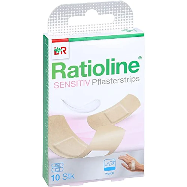 Lohmann & Rauscher Ratioline Sensitive Pflasterstrips in 2 Größen, 10 Stück – Bild 3