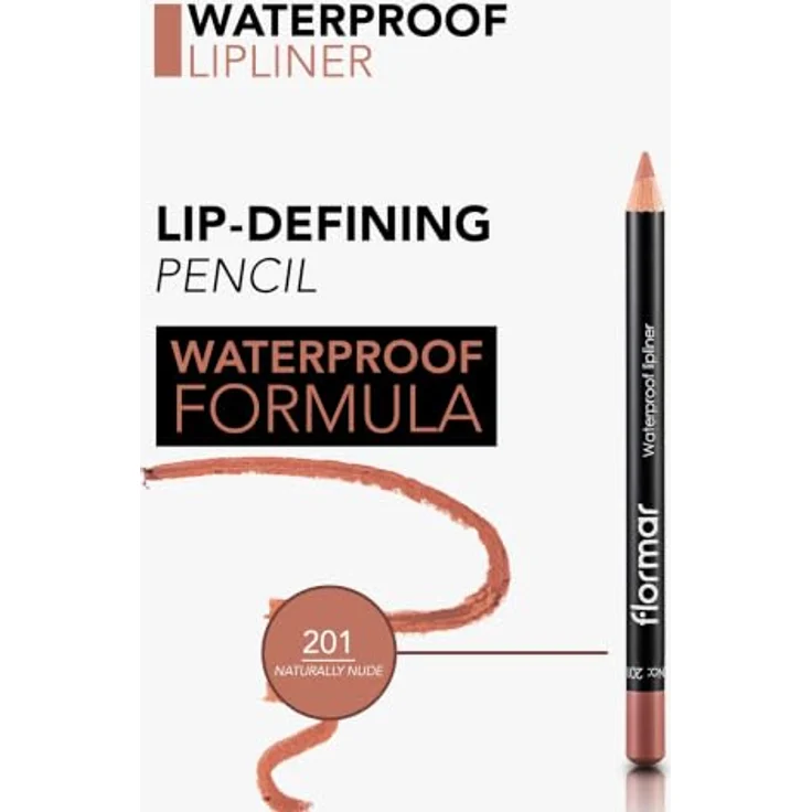 Flormar Waterproof Lipliner 246 Rosebush, langanhaltend und wasserfest, pink, 1,14 g – Bild 7