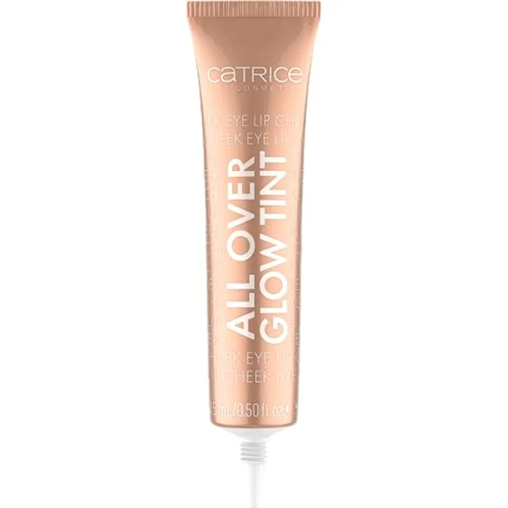 Catrice All Over Glow Tint, Highlighter, Nr. 030, Gold, aufhellend, schnelltrocknend, sofortiges Ergebnis, schimmernd, vegan, ölfrei, ohne Parfüm, ohne Alkohol, 1er Pack (15ml) – Bild 2