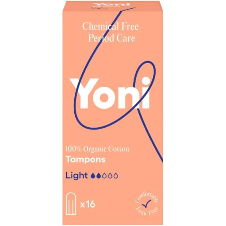 Yoni Tampons Mini, 16er Pack aus 100% Bio-Baumwolle, hypoallergen und atmungsaktiv, ohne Kunststofffolien, ideal für leichte Blutungen – Bild 1