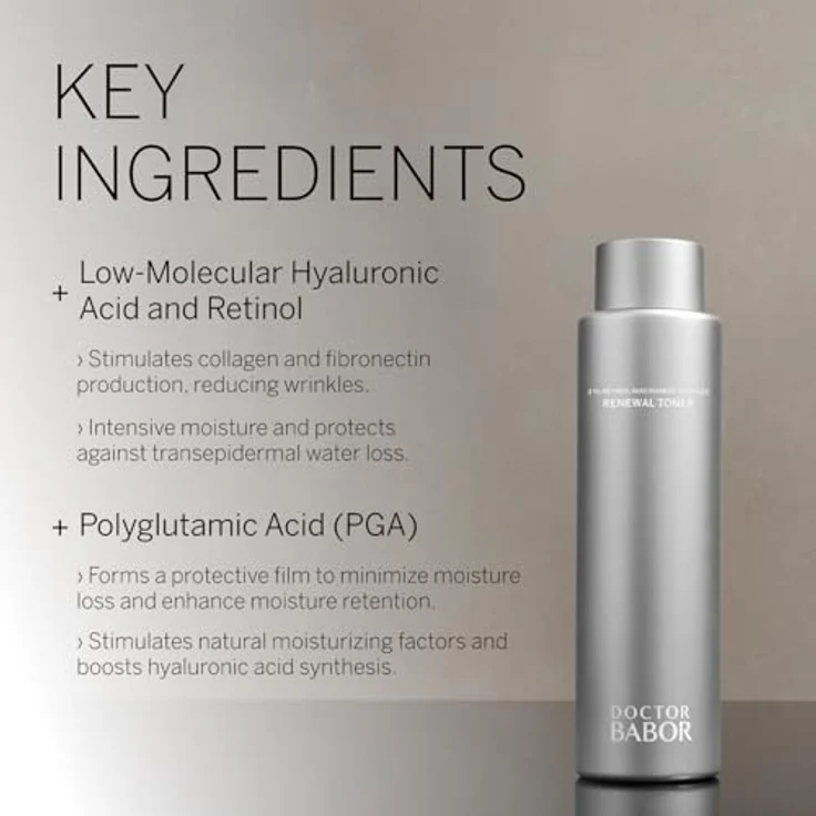 BABOR DOCTOR Renewal Toner | Regenerierender Gesichtstoner mit Retinol | Unterstützt die natürliche Hauterneuerung, verfeinert Poren & verbessert den Teint | vegan | 200ml – Bild 5