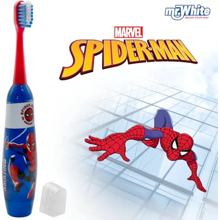 Mr White Jr Elektrische Zahnbürste Spider-Man – Bild 2