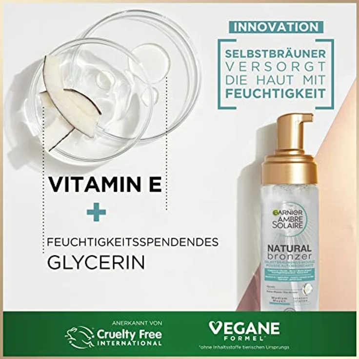 Garnier Ambre Solaire Garnier Ambre Solaire Natural Bronzer Selbstbräuner 200 ml – Bild 9