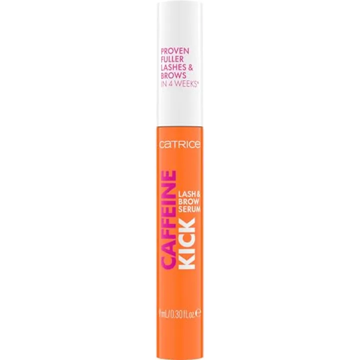 Catrice Caffeine Kick Lash & Brow Serum, Transparent, volumengebend, stärkend, pflegend, transluzent, 9ml