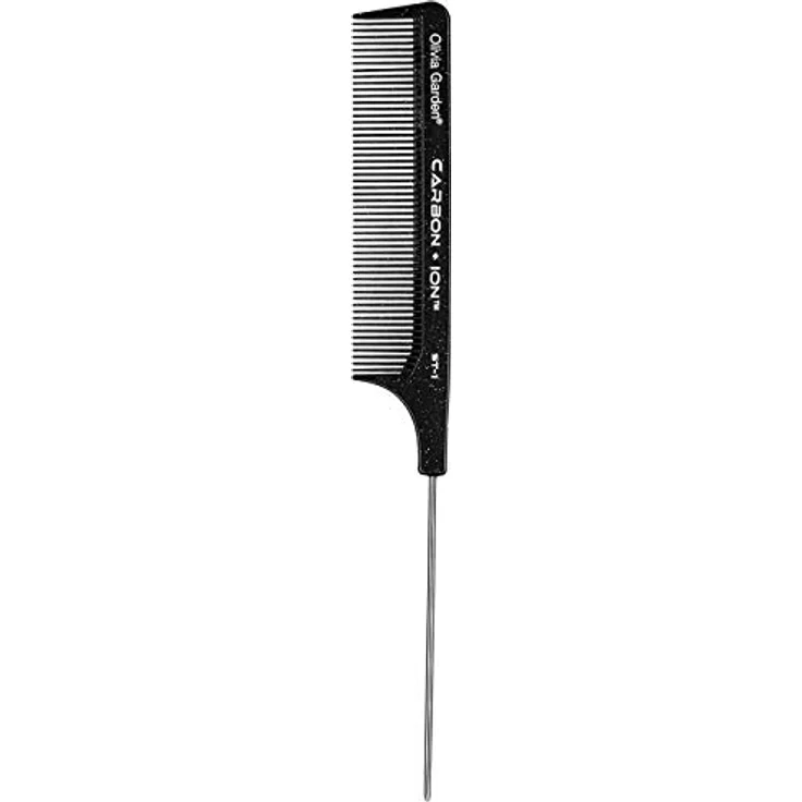 Olivia Garden Carbon + Ion Technical Haarkamm, 1 Stück, antistatisch, hitzebeständig – Bild 2