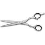 Victorinox Coiffeurschere, 17 cm, extra scharf, rostfreie Stahlklingen, mit Fingerstütze, Silber