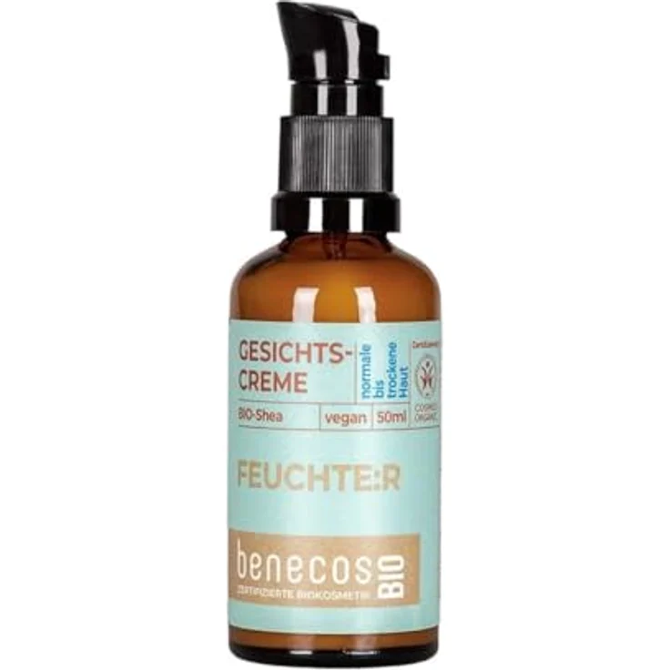 benecosBIO Gesichtscreme BIO-Shea FEUCHT:ER - vegan – derm. getestet – Bild 1