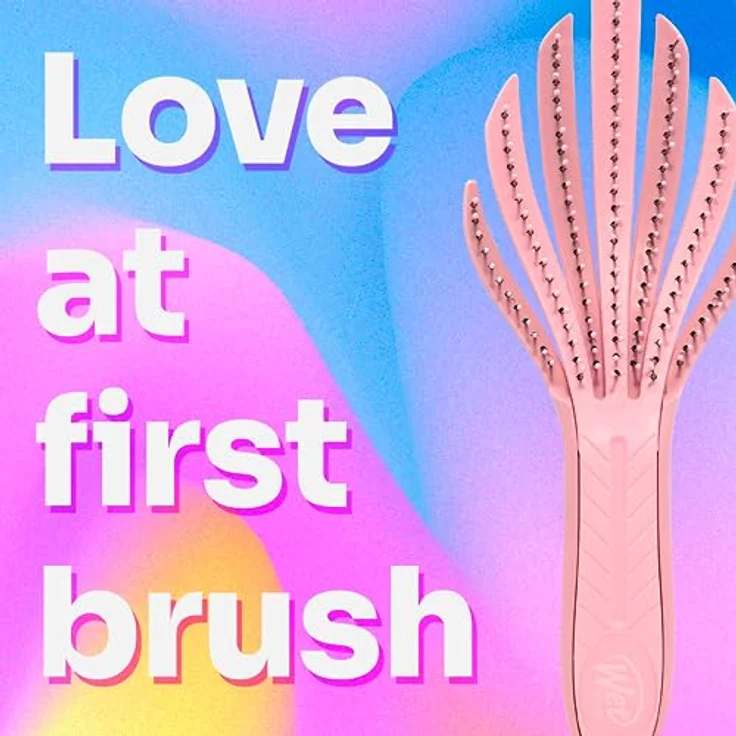 WetBrush Go Green Curl Detangler Hairbrush, Made from Plant Based Plastic, Soft Intelliflex Bristles, For all Curl Types – Bild 4