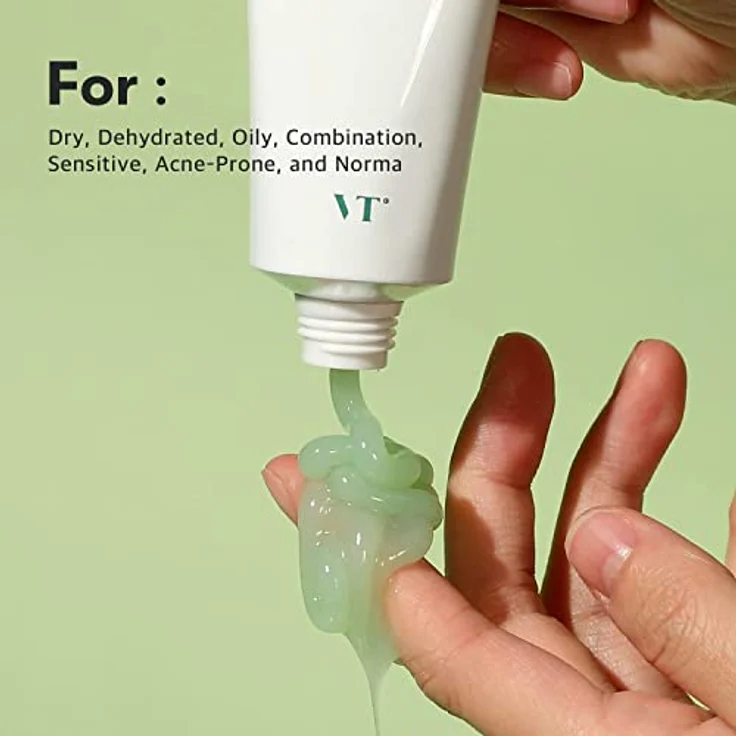 VT COSMETICS Vt Cica Care Reparierende Feuchtigkeitscreme, 50 ml, Gelartige Textur mit Cicaliao und Propolis für alle Hauttypen – Bild 4