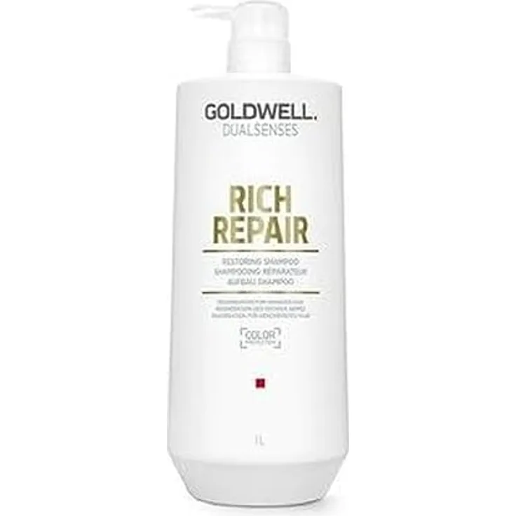 Goldwell Dualsenses Rich Repair Restoring Shampoo, 1000 ml - Reparierendes Haarshampoo für geschmeidiges, glänzendes Haar