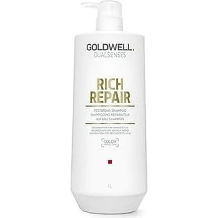 Goldwell Dualsenses Rich Repair Restoring Shampoo, 1000 ml - Reparierendes Haarshampoo für geschmeidiges, glänzendes Haar