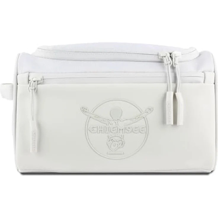Chiemsee Kulturbeutel TRACK "N" DAY, Beauty Case aus 100 % recyceltem PET, grau – Bild 2