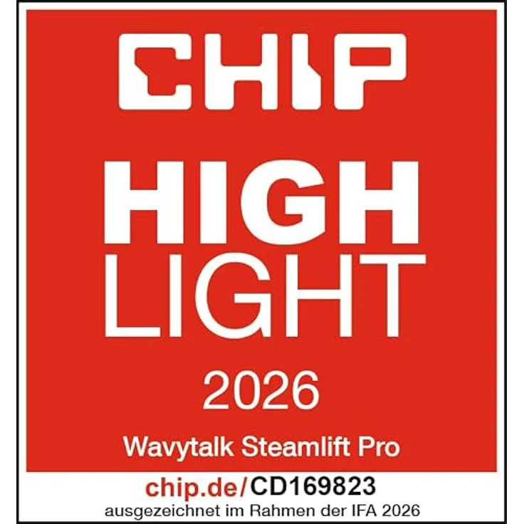 Wavytalk Dampf-Thermobürste Steamlift Pro, haarschonende Stylingbürste mit 5 Temperatureinstellungen und 30 Minuten Dampf, schwarz – Bild 11
