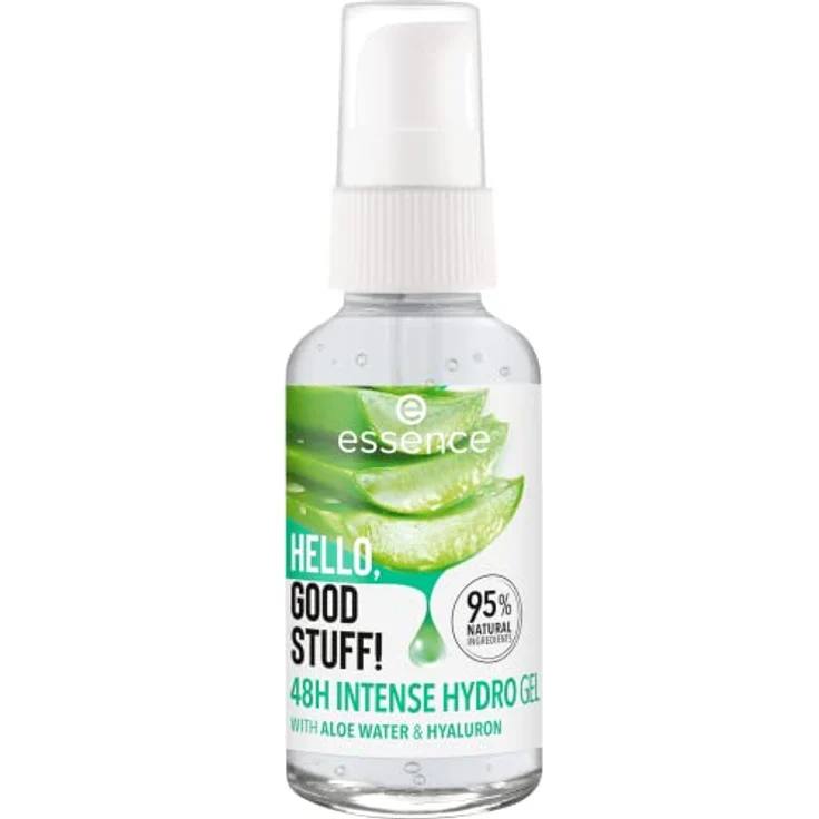 essence cosmetics HELLO, GOOD STUFF! 48h INTENSE HYDRO GEL, Transparent, feuchtigkeitsspendend, glättend, pflegend, vegan, ölfrei, ohne Alkohol, ohne Parabene, 1er Pack (30ml) – Bild 2