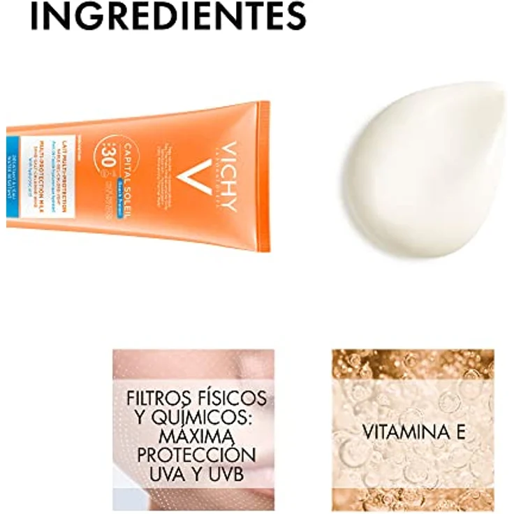 Vichy Idéal Soleil Lait MultiProtection Milch LSF50 200 ml – Bild 6