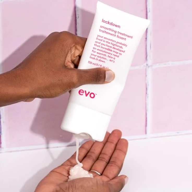 evo Lockdown Glättungsbehandlung – Leave-In Haarbehandlung – schützt coloriertes Haar und kontrolliert widerspenstiges Haar – 150 ml – Bild 2