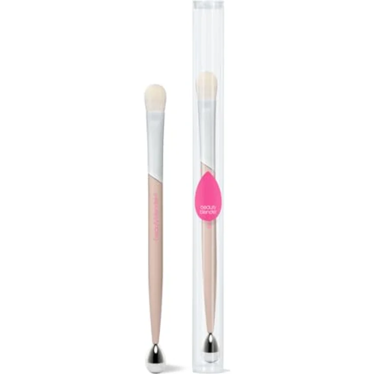 Beautyblender SHADY LADY All-Over Eyeshadow Brush & Cooling Roller, Puderpinsel für ein makelloses Augen-Make-up – Bild 3