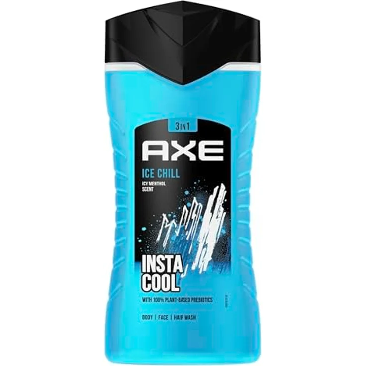 Axe 3-in-1 Duschgel & Shampoo Ice Chill für langanhaltende Frische und Duft nach der Dusche dermatologisch getestet 250 ml – Bild 1