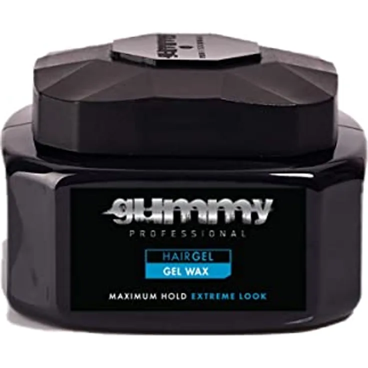 Gummy Professionel Haar Gelwax, B5 Vitamin (Panthenol), Parabene und Alkoholfrei, Kantenkontrolle, extremer Look, Gel und Wachs in einem 500 ml -by Fonex -Kosmetik