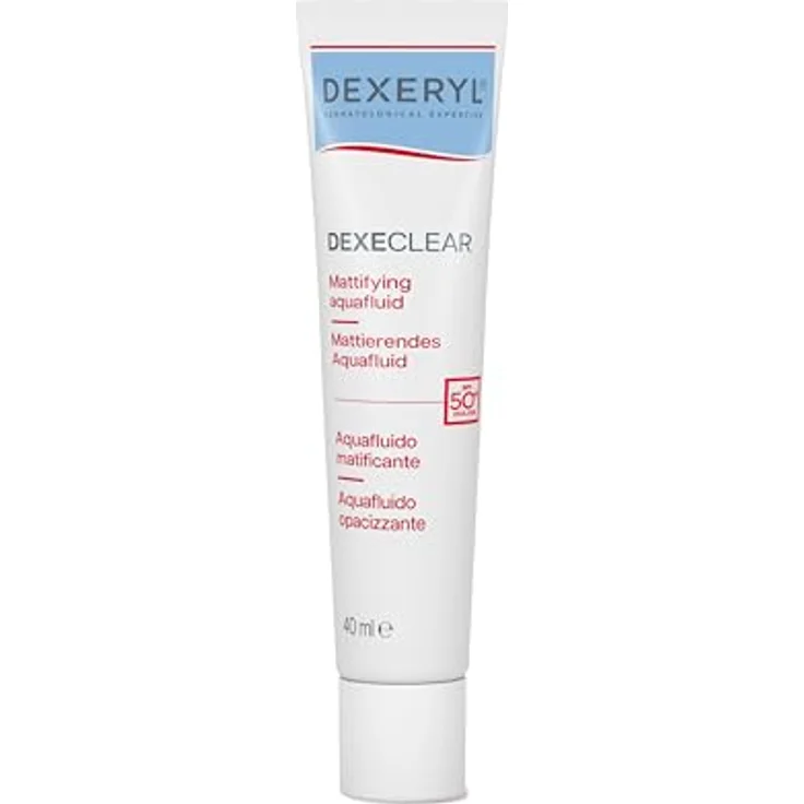 Pierre Fabre DEXECLEAR mattierendes Aquafluid SPF 50+ für unreine Haut, 40 ml Creme – Bild 1