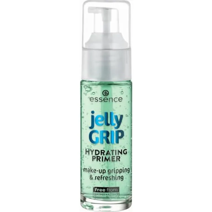 essence jelly GRIP, feuchtigkeitsspendender Make-up Primer, 29 ml, vegan, glättet die Haut und verlängert den Halt des Make-ups