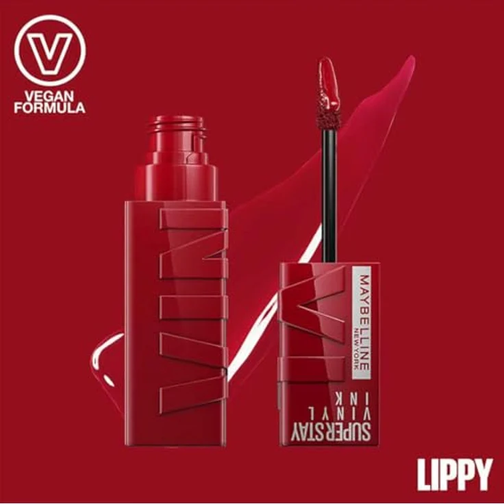 Maybelline SuperStay® Vinyl Ink Liquid Lippenstift 10 Lippy 4,2 ml  – Bild 3