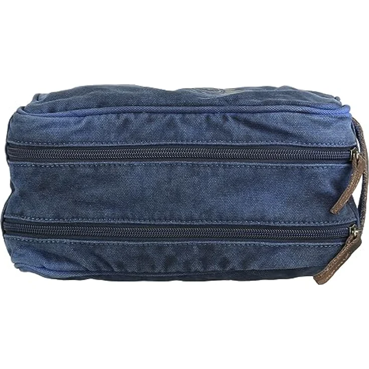 Greenburry, Necessaire Vintage Aviator Kulturbeutel 26 cm Blau (5 l) – Bild 3