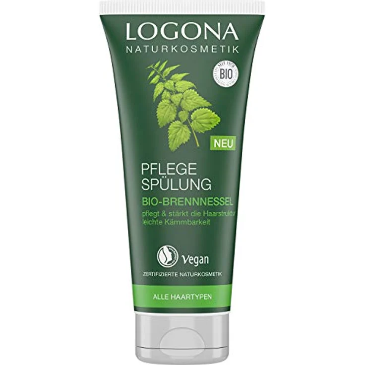 Logona Haarpflege Conditioner Pflege Spülung Bio-Brennnessel 200 ml – Bild 1
