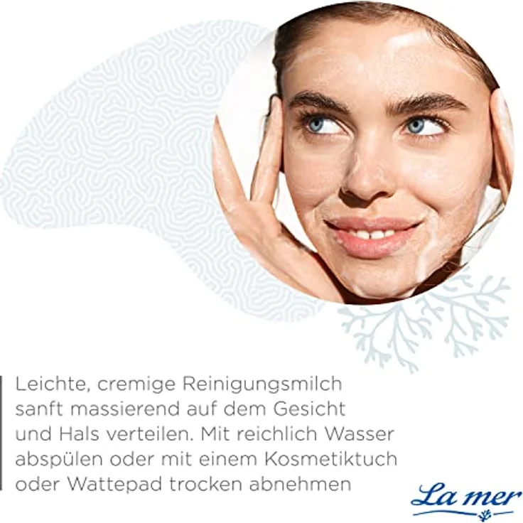 La mer MED Reinigungsmilch - Sanfte Gesichtsreinigung - Schonende und gründliche Reinigung - Für empfindliche und trockene Haut geeignet - Für Frauen und Männer - 100 ml – Bild 4