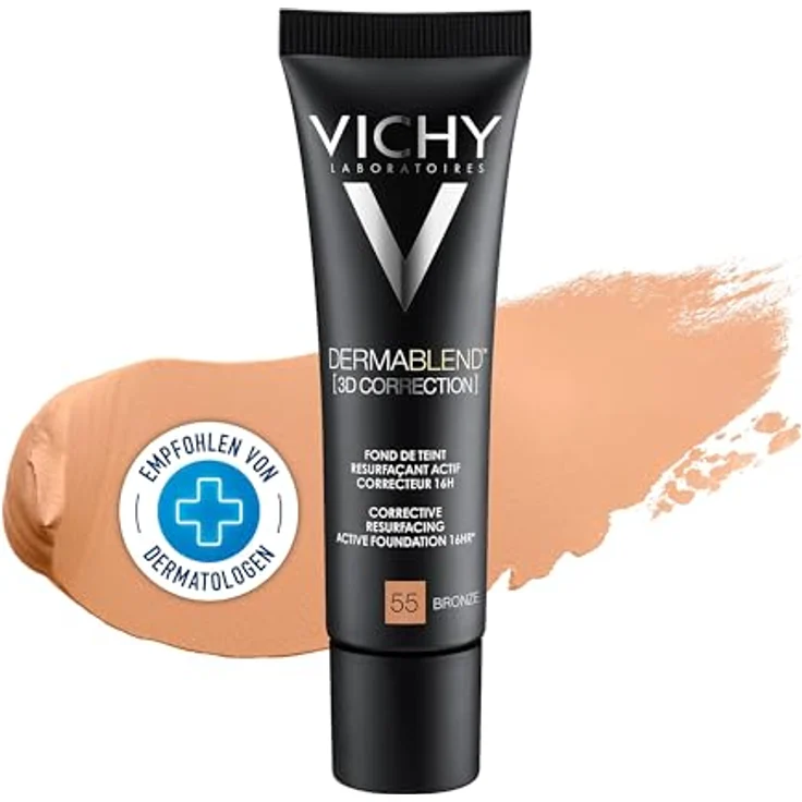 Vichy Dermablend 3D Correction Fond De Teint Fluid 55 Bronze 30 ml – Bild 2