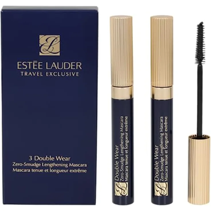 Estée Lauder 3 Double Wear Reise-Trio-Set, 18 ml, Mascara in praktischer Reisegröße