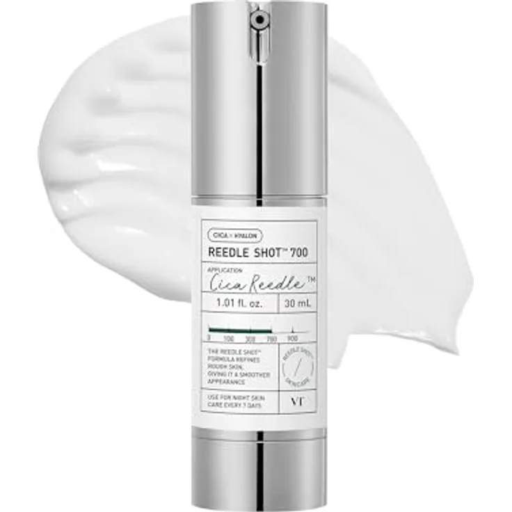 VT Cosmetics Reedle Shot 700, Gesichtsserum mit Cica Mikronadel-Technologie, Hyaluronsäure und Centella Asiatica – Anti-Aging Pflege für empfindliche, trockene Haut, vegan, 30 ml