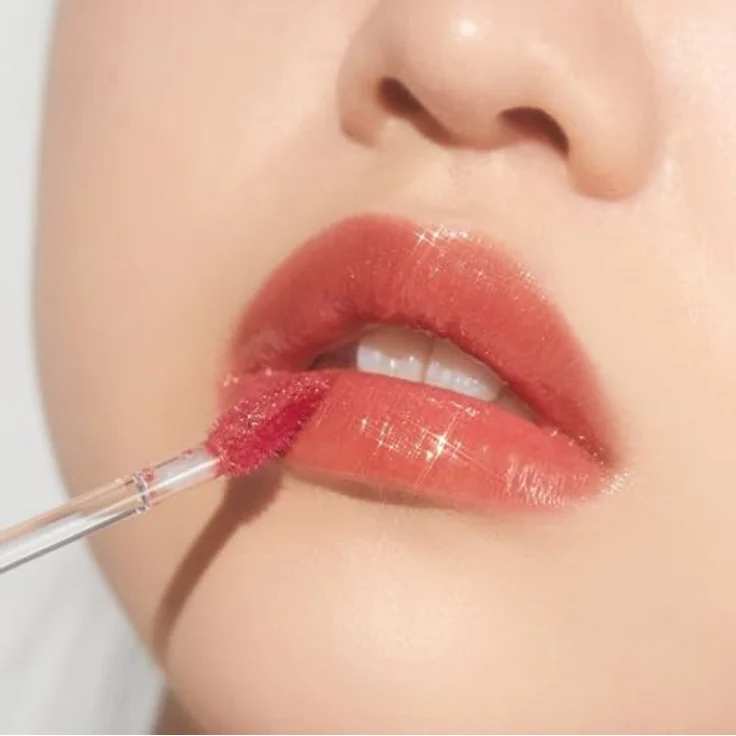 Unleashia Non-Sticky Dazzle Tint, langlebiger Lipgloss mit intensiver Farbe, 7.6 g, Farbton NO.5 Nice Step – Bild 2