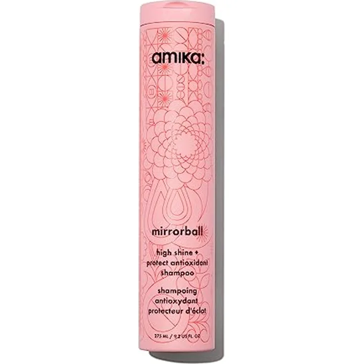 Amika Mirrorball Shine Antiox Shampoo, 275 ml – antioxidative Formel für brillanten Glanz und geschmeidiges Haar