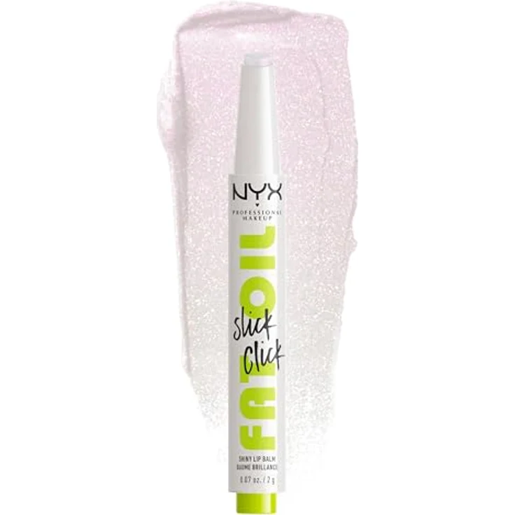 NYX Professional Makeup Fat Oil Slick Click, Tönender Lippenbalsam mit Hochglanz-Effekt, Farbton 01 Main Character, 2 g – Bild 1