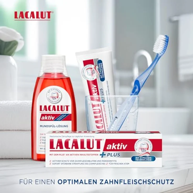 Lacalut aktiv Plus Zahncreme 75 ml – Bild 6