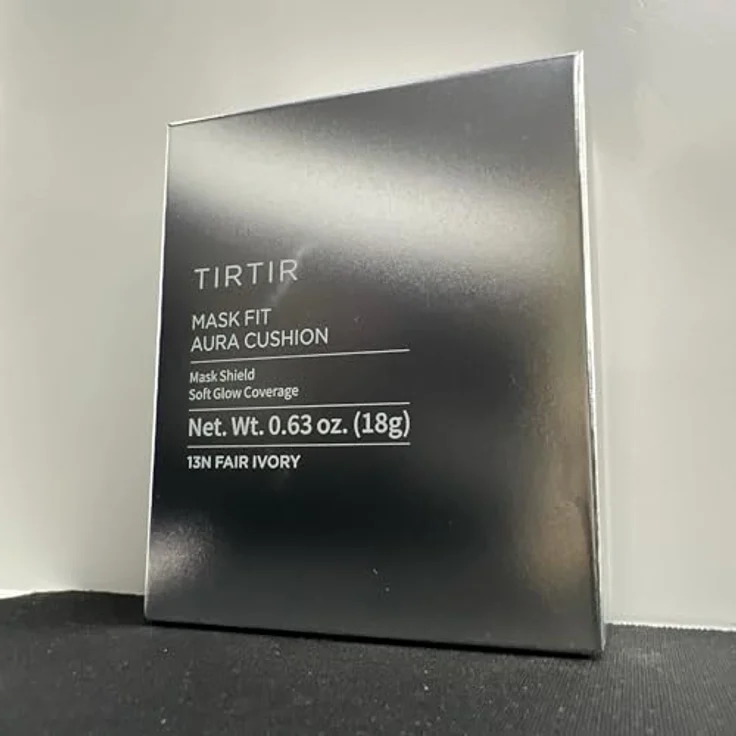 TIRTIR Mask Fit Aura Cushion, feuchtigkeitsspendendes Make-up im Schwamm, Farbton 13N Fair Ivory, 18 g, mit Hyaluronsäure und hoher Abdeckung – Bild 7