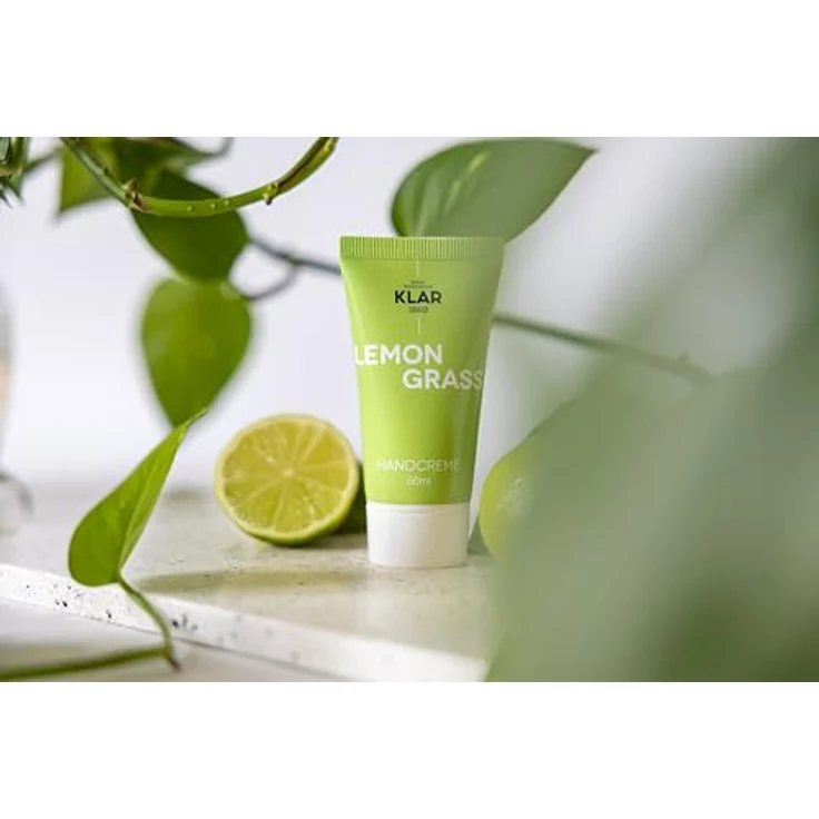 Klar Seifen Handcreme Lemongrass 50 ml, intensive Feuchtigkeitspflege mit Sheabutter und schnell einziehend, parfümfrei – Bild 4