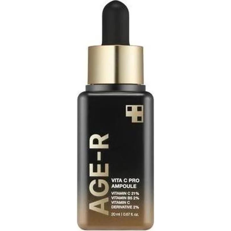 Medicube Age-R Vita C Pro Ampoule, Gesichtsserum (20 ml) mit hochkonzentriertem Vitamin C für strahlende Haut