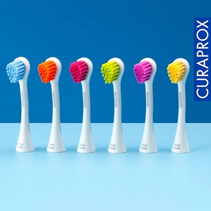 Curaprox Hydrosonic Sensitive Ersatzkopf für elektrische Zahnbürsten, 2 St., sehr weiche Borsten für sanfte Zahnreinigung – Bild 9