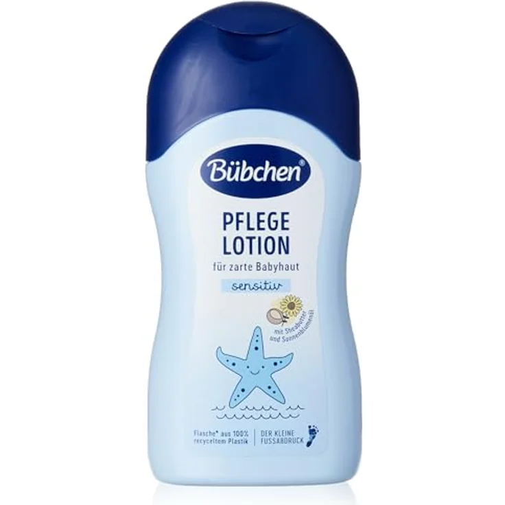 BÜBCHEN Hautcreme Pflege Lotion, reichhaltige Körperpflegelotion mit Sheabutter und Sonnenblumenöl, 400ml – Bild 1