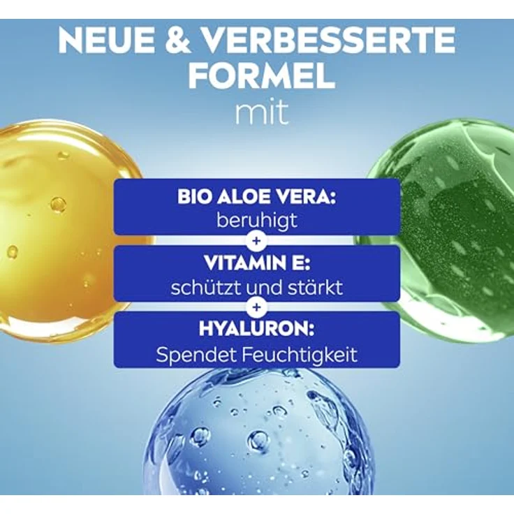 NIVEA SUN Pflegende After Sun Lotion, 400 ml mit Bio-Aloe Vera, Vitamin E & Hyaluron für 48h Feuchtigkeit, hautberuhigende Wirkung – Bild 4