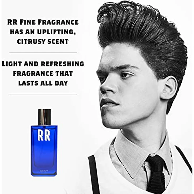 Reuzel RR Fine Fragrance, 50 ml - A Refreshing and Uplighting Essence, Long-Lasting Fragrance, Blue Bottle, Vegan Skincare Formula – Bild 2