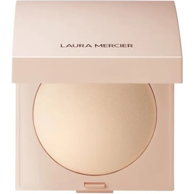 Laura Mercier Real Flawless Luminous Perfecting Powder, Puder 7,5 g, Translucent, hochdeckend mit hautschmeichelnder Formel und Auto-Balancing-Technologie